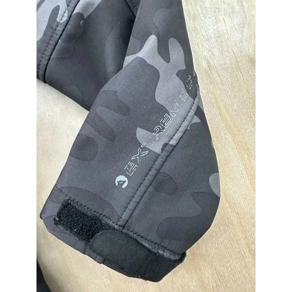 SNOZU Extreme Gear Boy's Jacket‎ Snow Ski Size (L) 14/16 CAMO Black Zip Pockets